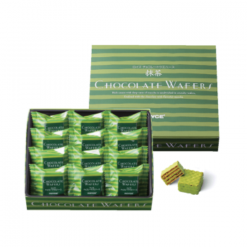 Chocolate Wafers Matcha (12pcs)